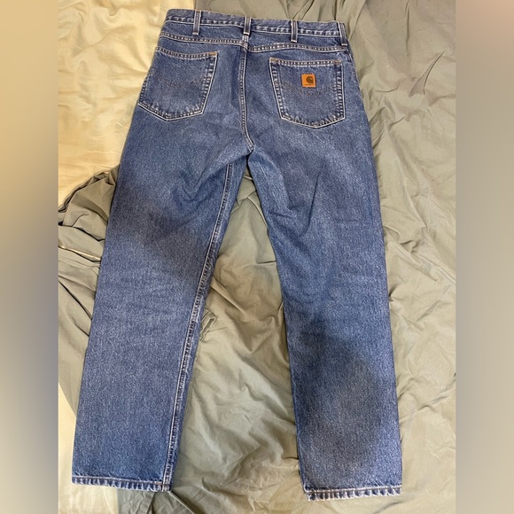 Carhartt Men’s Jeans Size 34W X 30L Traditional Fit - Picture 2 of 3